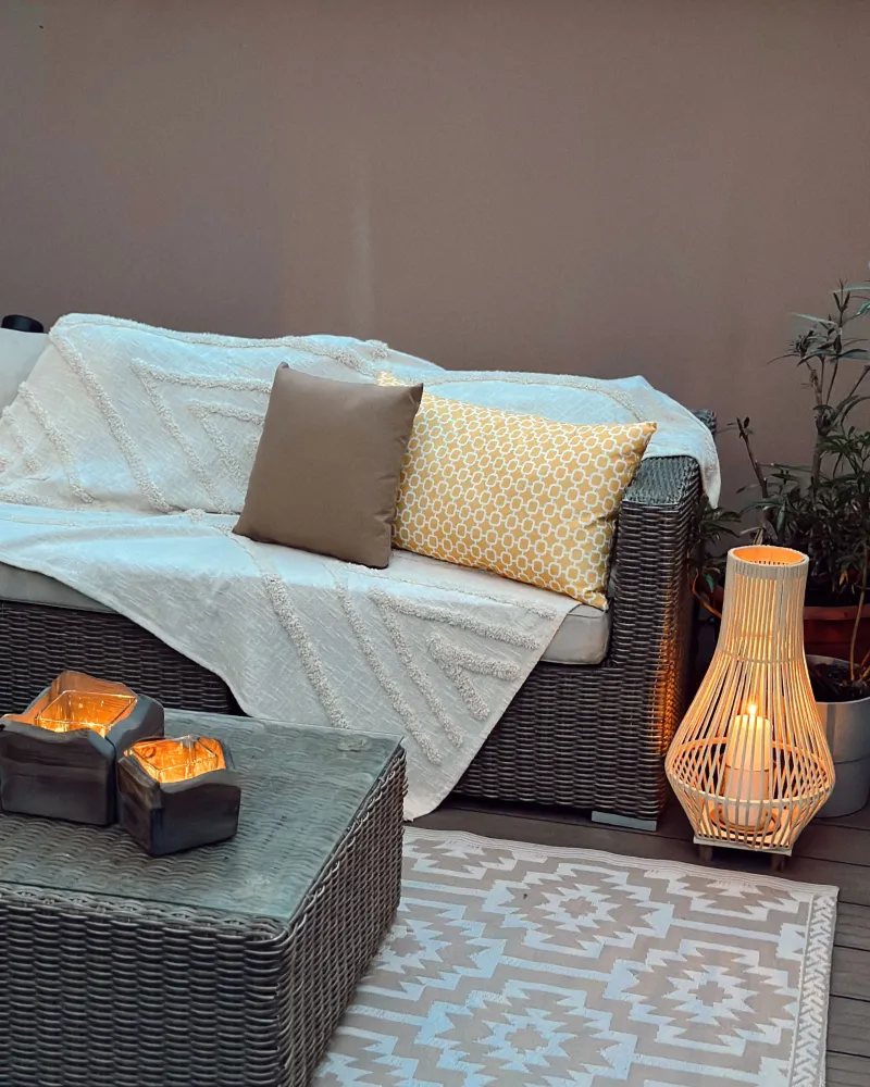 Lantern LEYTE Wood Light Wood - Design Moderno e Econômico