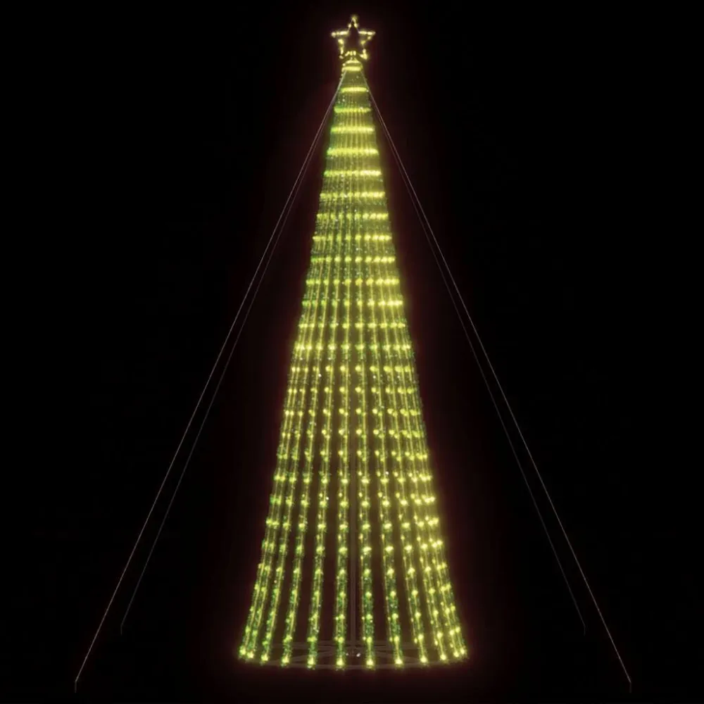 LED Árvore de Natal 1028 LEDs Branco Abrasador 403 cm