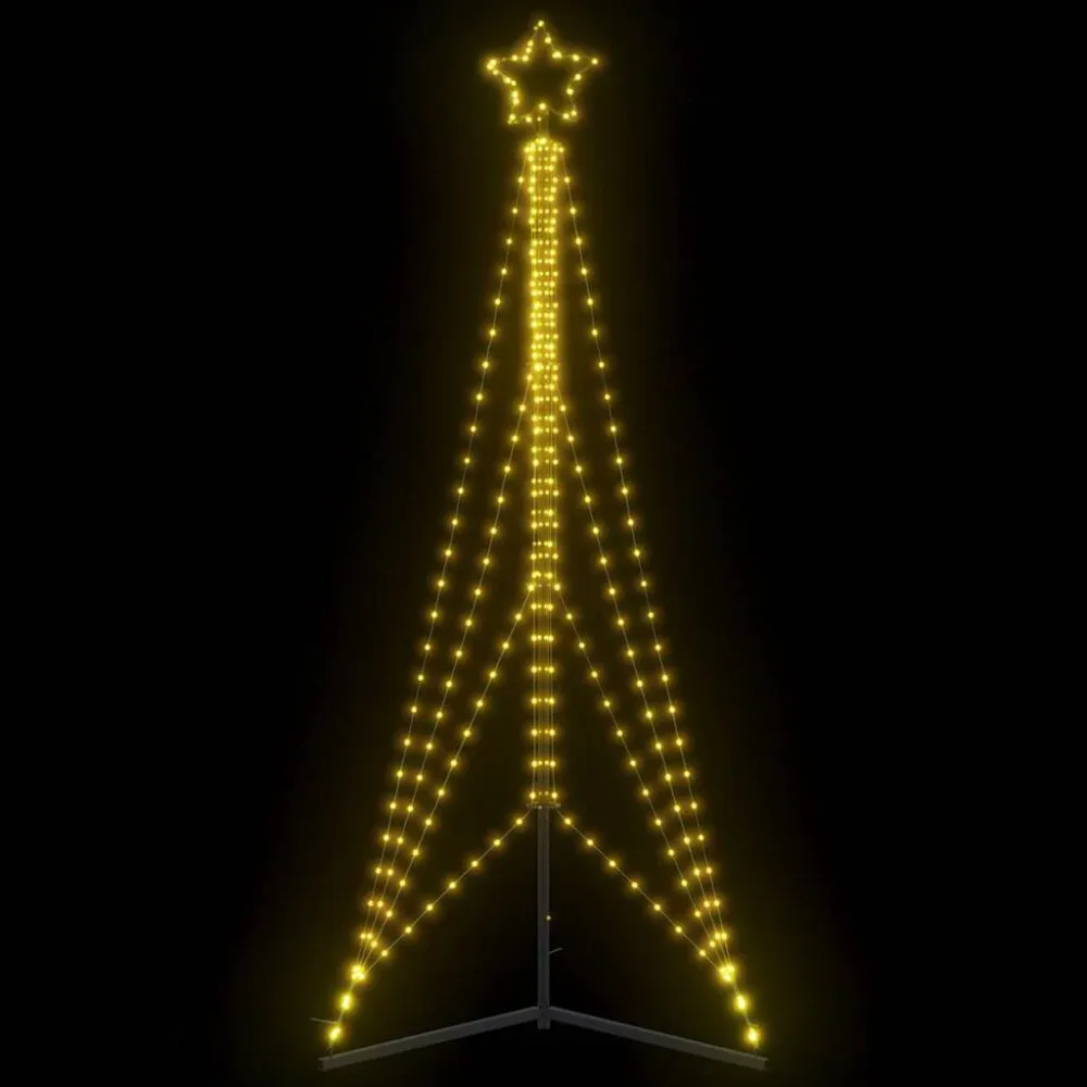 LED Árvore de Natal 483 LEDs Branco Ameno 240 cm - Design Moderno e Econômico