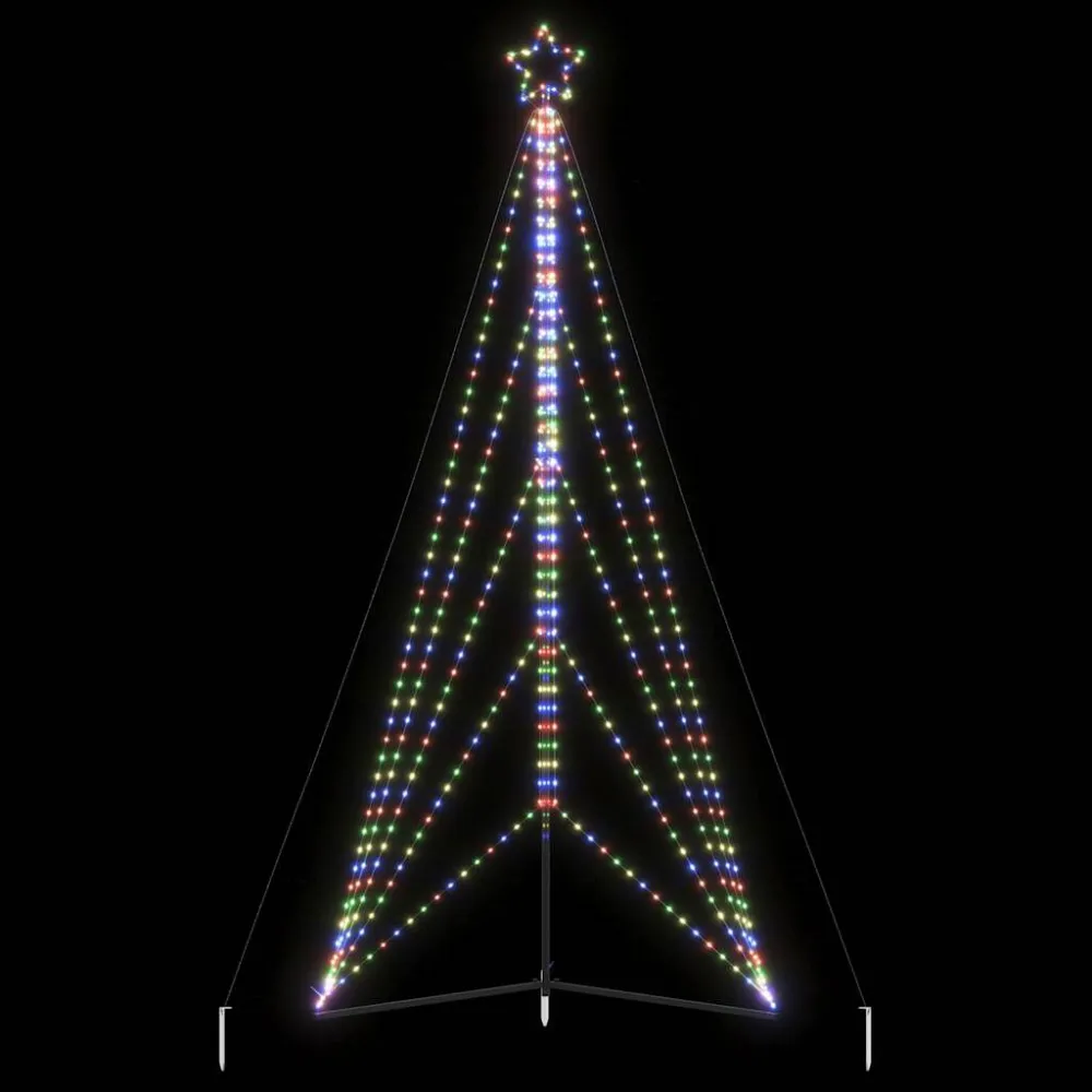 Lâmpada de Lava LED Árvore de Natal 615 LEDs Coloridos 404,5 cm