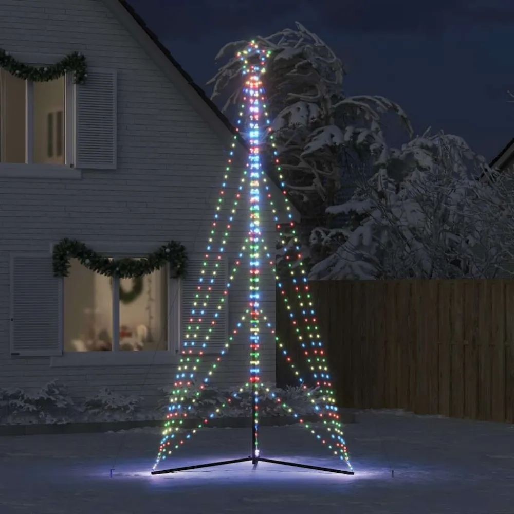 Lâmpada de Lava LED Árvore de Natal 615 LEDs Coloridos 404,5 cm