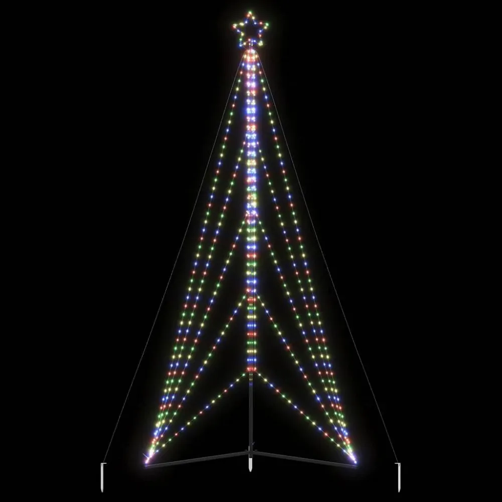 Lâmpada de Lava LED Árvore de Natal 615 LEDs Coloridos 404,5 cm