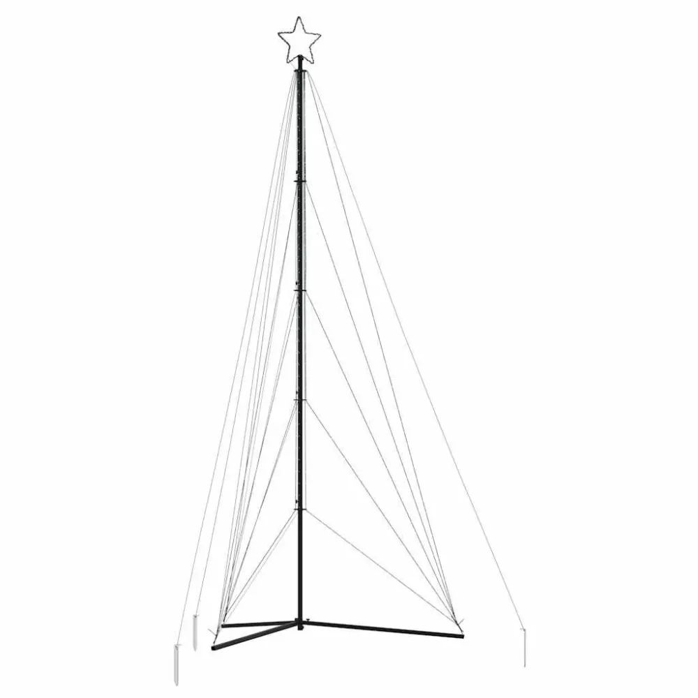 Lâmpada de Lava LED Árvore de Natal 615 LEDs Coloridos 404,5 cm