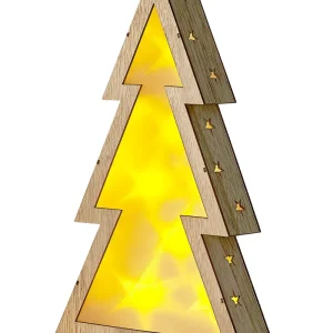 Lâmpada LED de Alta Eficiência LED Decoration Christmas Tree Light Wood JUVA