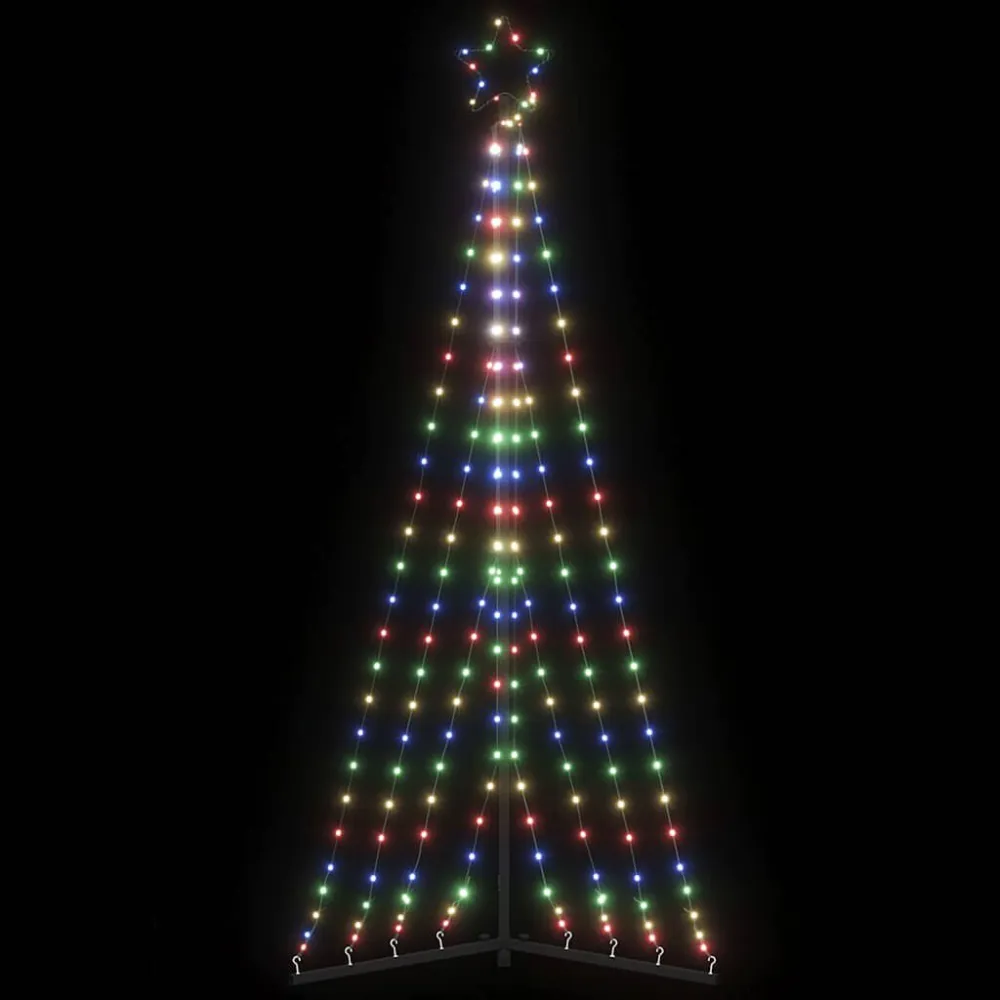 Lâmpada LED de Alta Eficiência LED Árvore de Natal 339 LEDs Colorido 187 cm