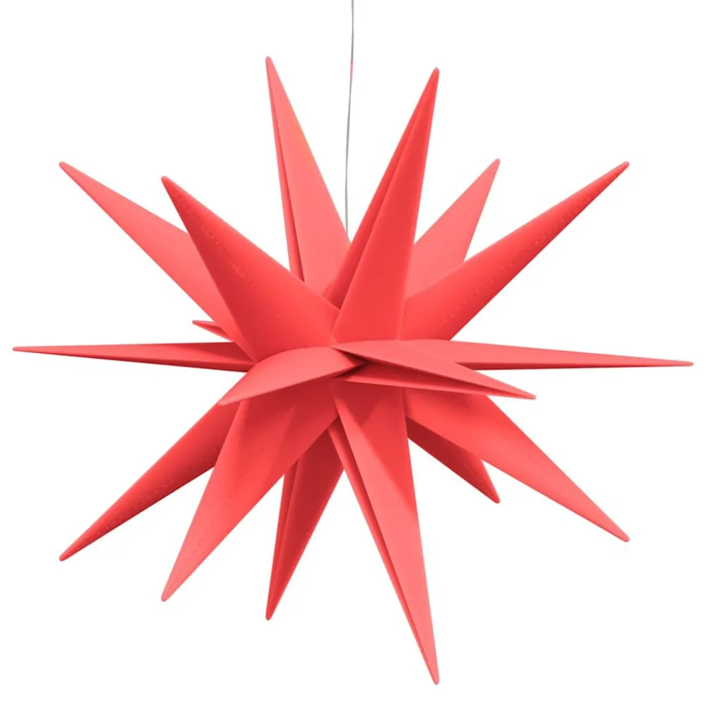 Lâmpada LED de Alta Eficiência Luz de Natal com LED dobrável 57 cm vermelho