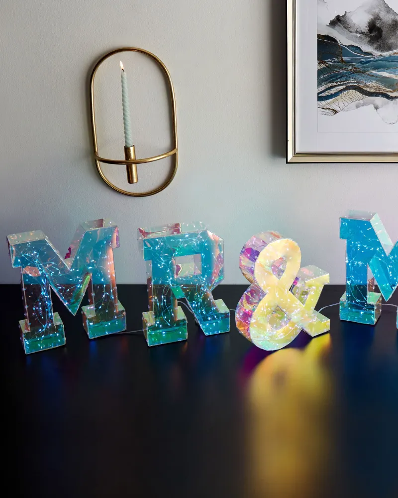 Luminária de Chão LED Lighted Letters Multicolour POLLUX
