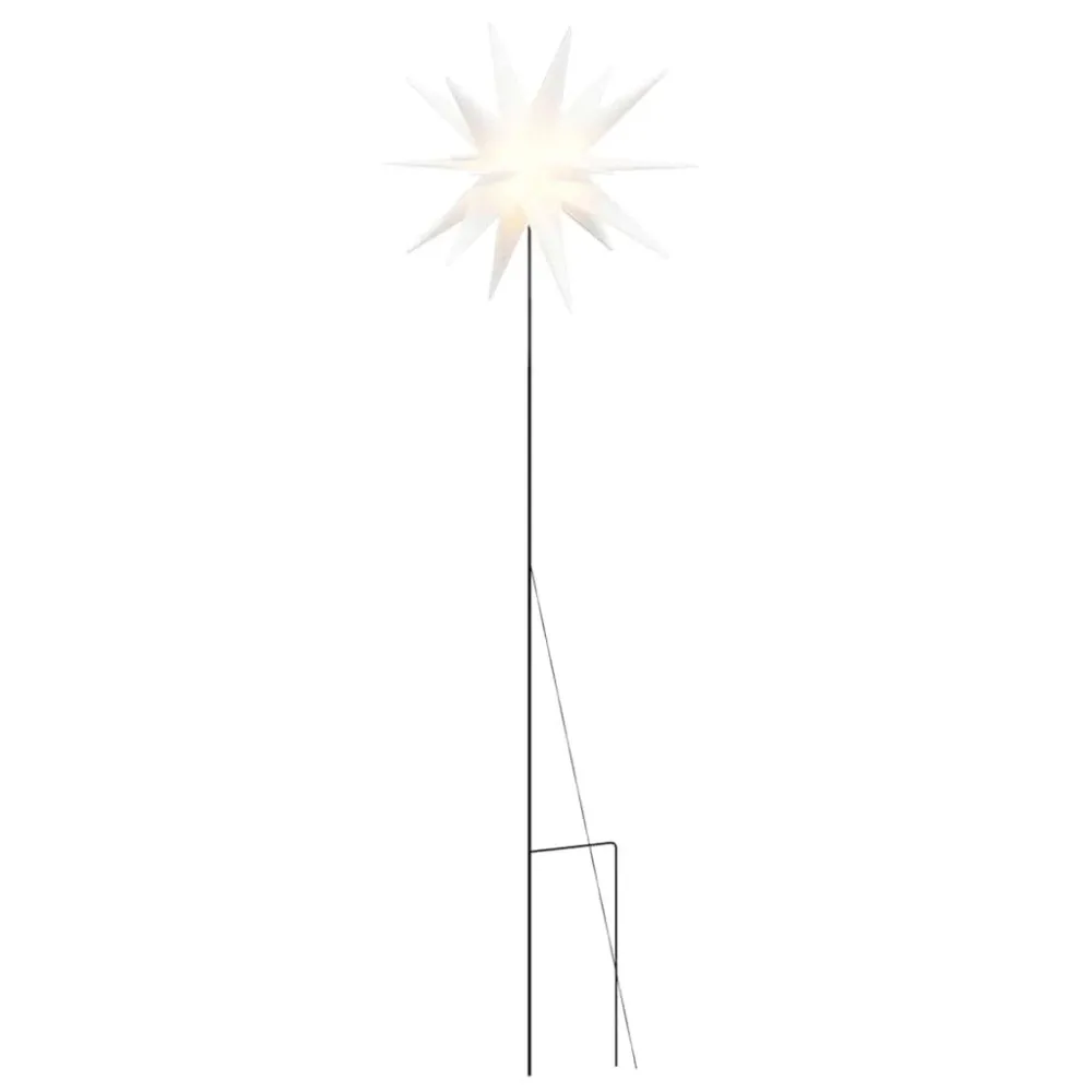 Luminária de Mesa Luz de Natal com estaca LED dobrável 57 cm branco