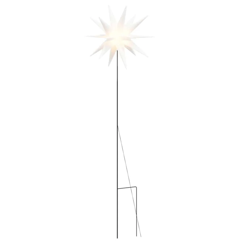 Luminária de Mesa Luz de Natal com estaca LED dobrável 57 cm branco