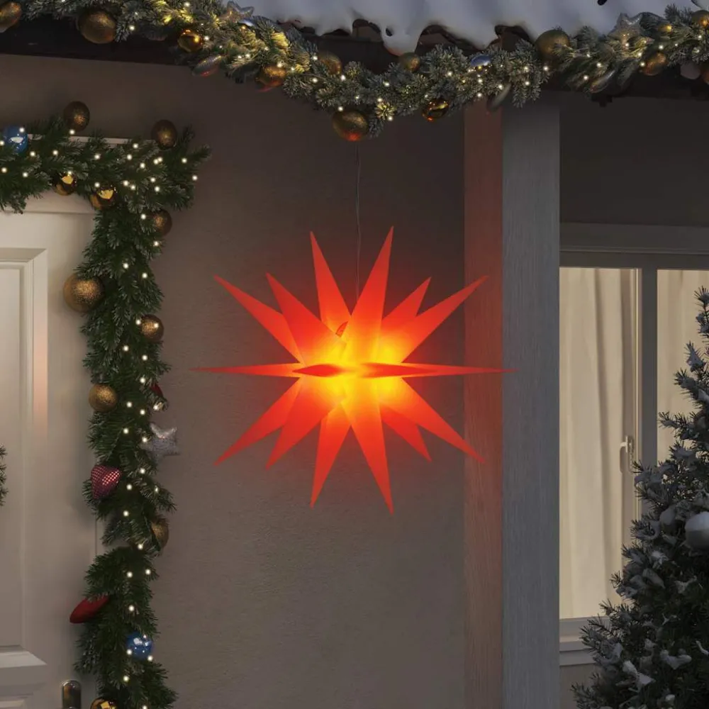 Luminária de Mesa Luz de Natal com LED dobrável 100 cm vermelho