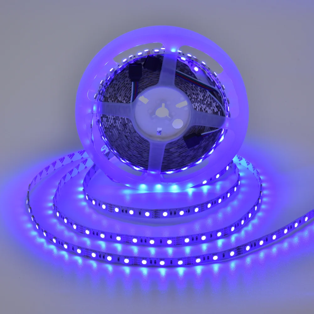 Lustre Moderno Fita LED RGB 5050 60Leds/M 12W 700LM 10MM 12V 5M IP20 LED7
