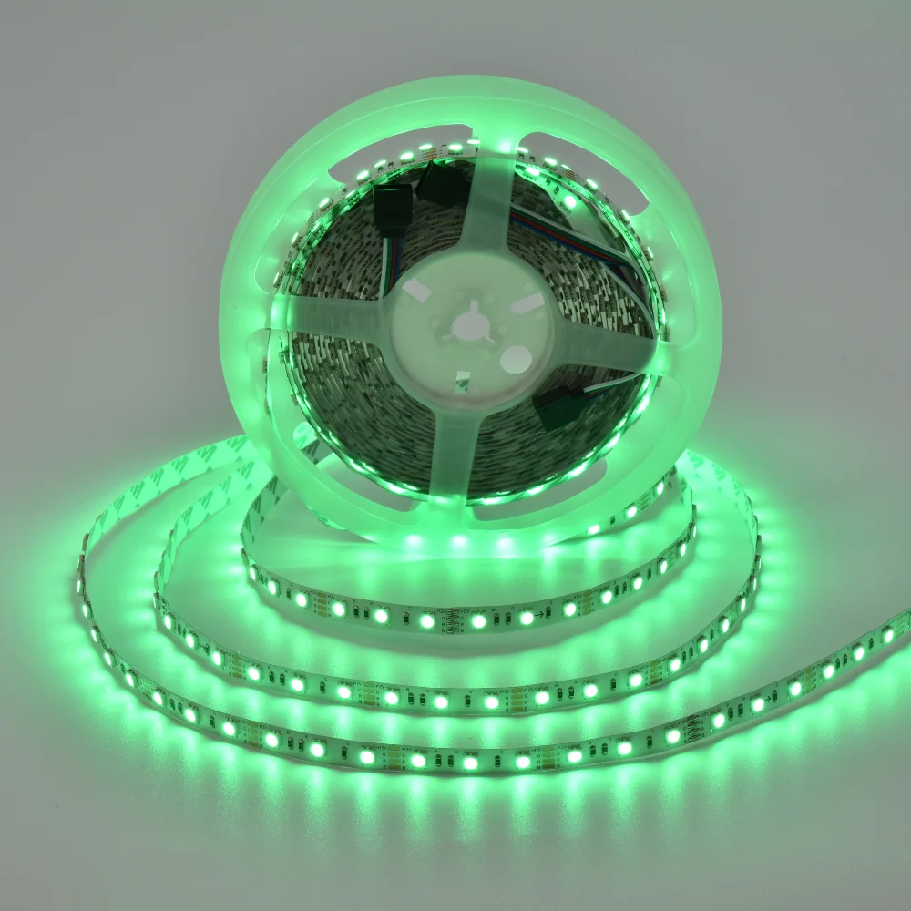 Lustre Moderno Fita LED RGB 5050 60Leds/M 12W 700LM 10MM 12V 5M IP20 LED7