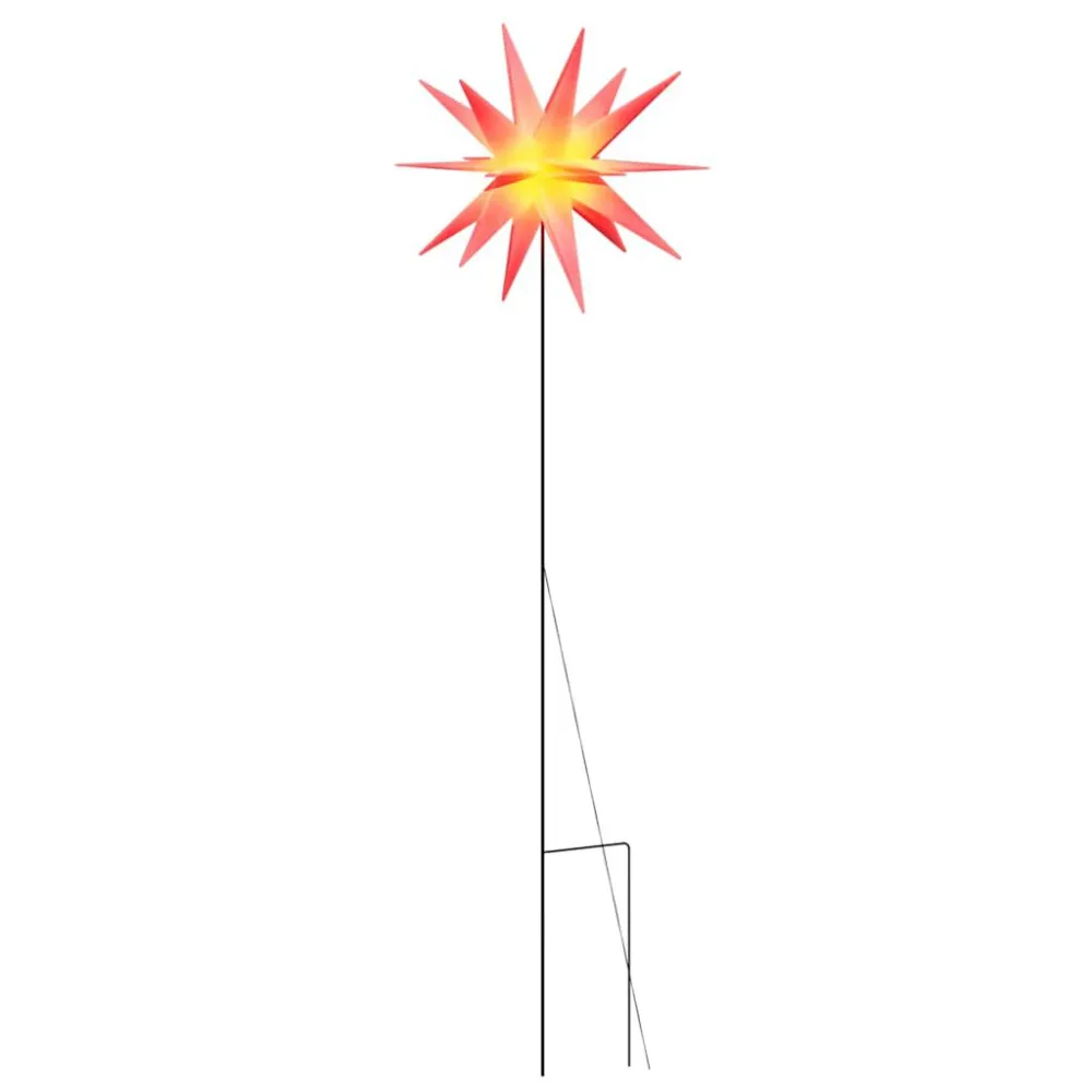 Luz de Corda Luz de Natal com estaca LED dobrável 57 cm vermelho