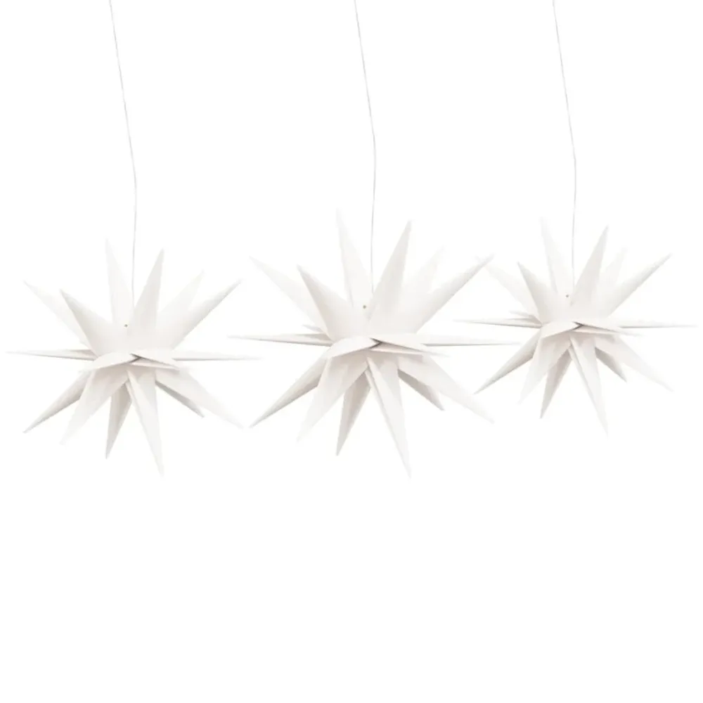 Luzes de Natal com LEDs 3 pcs dobrável branco com Lâmpada de Filamento