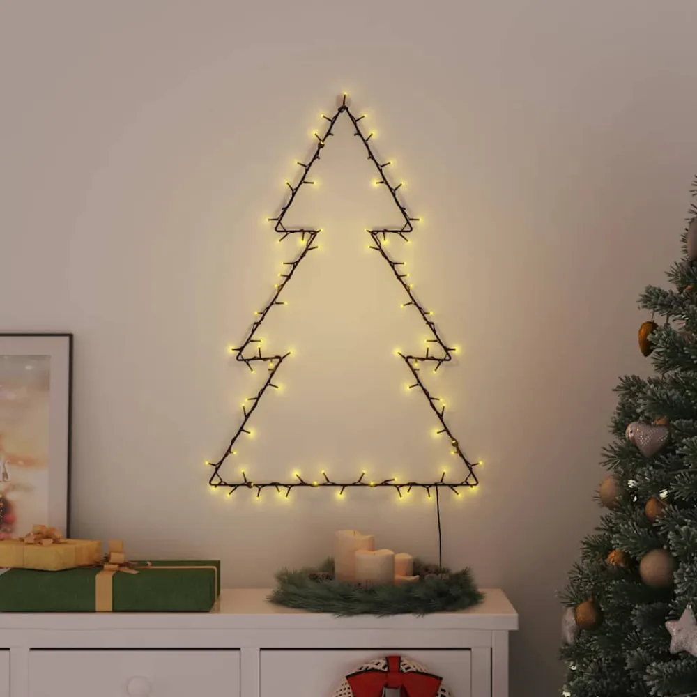 Luzes de Natal silhueta da árvore Natal 115 LEDs branco morno - Design Moderno e Econômico