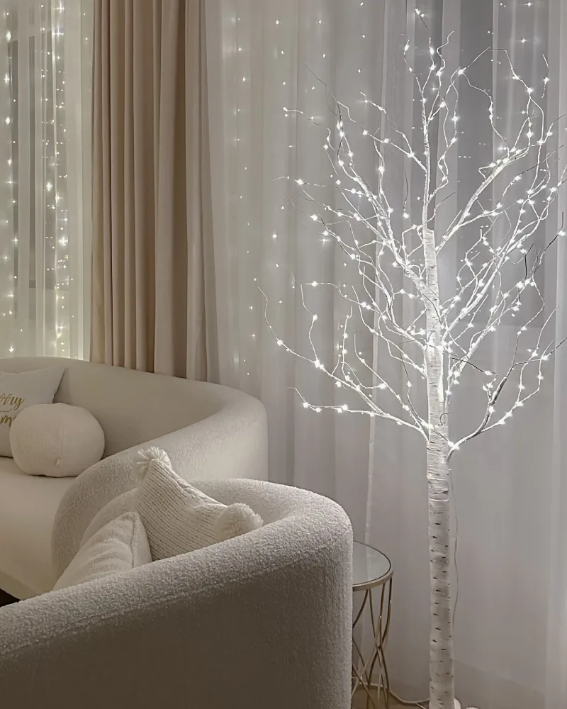 Outdoor LED Decoration Christmas Tree 160 cm Neve LAPPI