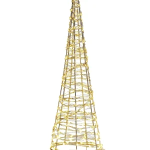 Outdoor LED Decoration Christmas Tree 57 cm Prateado KOTALA
