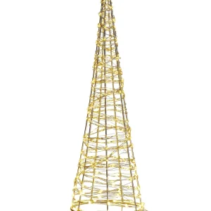 Outdoor LED Decoration Christmas Tree 57 cm Prateado KOTALA