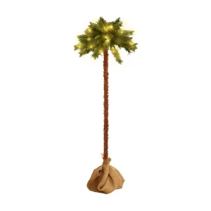 Palmeira artificial com LEDs 150 cm - Design Moderno e Econômico