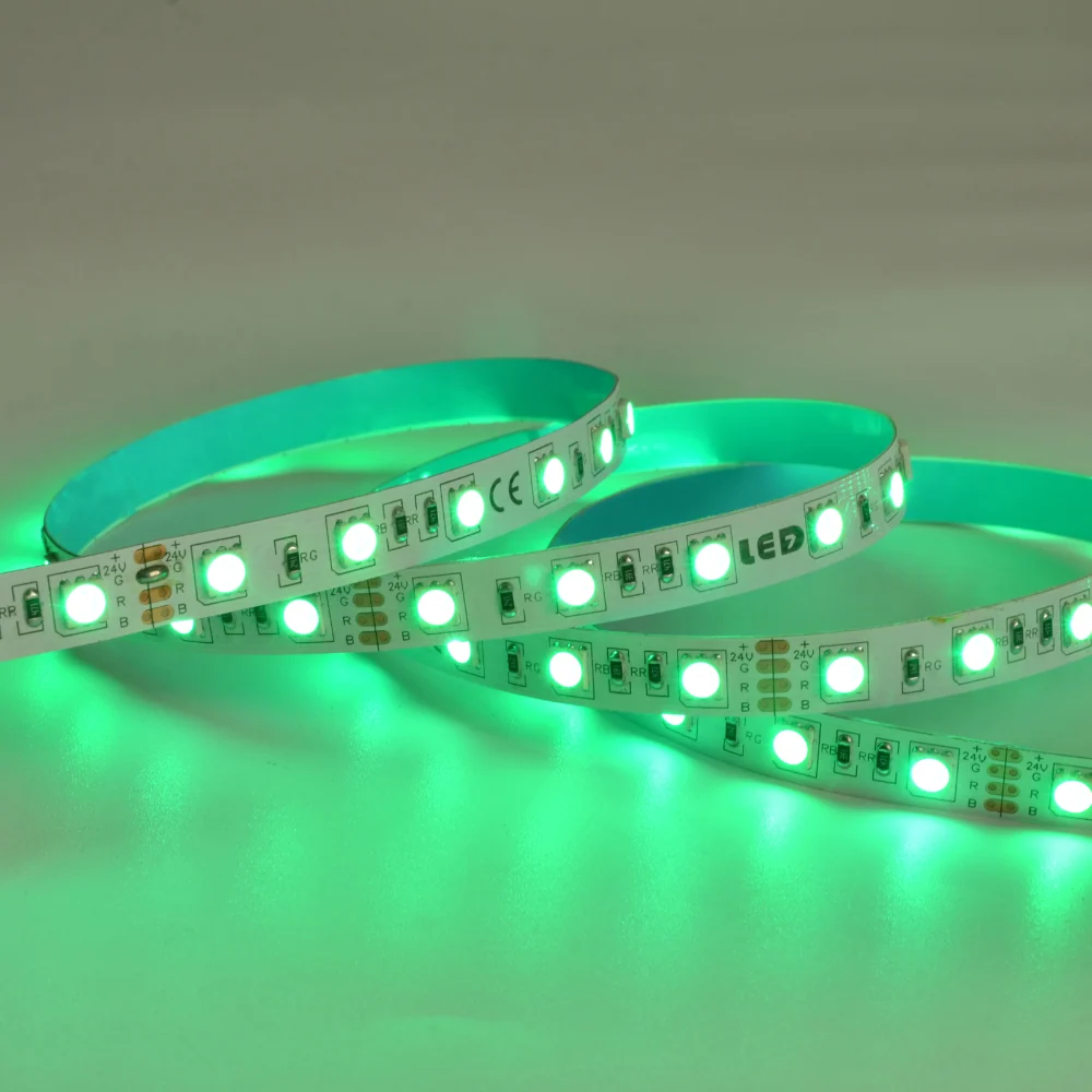 Pendente de Cristal Fita LED RGB 5050 60Leds/M 12W 700LM 10MM 24V 5M IP20 LED7