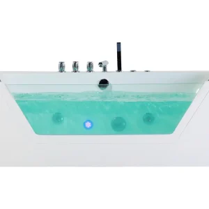 Whirlpool Bath LED 1620 mm Marfim SAMANA