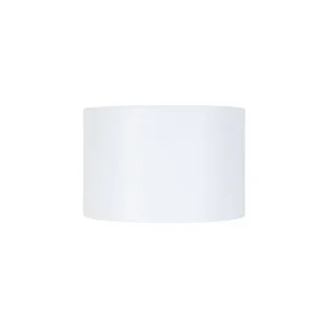 Abajur TOSEL TAMBOUR S 45 tecido tambor branco D45 x H27 cm para Iluminação Externa