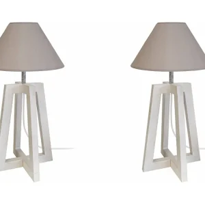 Cabo de Prolongamento Abajur TOSEL LOT LT2 tecido coluna branco D25 x H50 cm