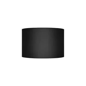 Certificado IP65 à Prova d'Água Abajur TOSEL TAMBOUR S 45 tecido tambor Preto fosco D45 x H27 cm