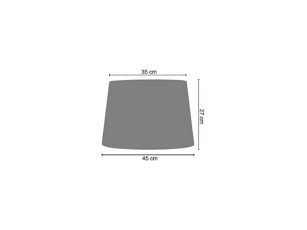 Dimmer Rotativo Abajur TOSEL ALINA tecido globo branco D35 x H48 cm