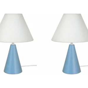 Dimmer Rotativo Abajur TOSEL LOTUS LT2 metálico meia tigela branco D16 x H17 cm