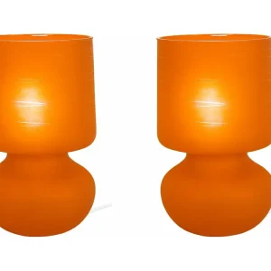 Fita LED Adesiva Abajur TOSEL CARAFE BOULES LT2 tecido garrafa evidente D20 x H34 cm