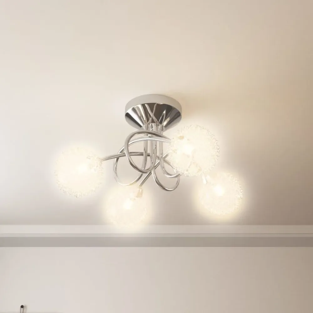 Fita LED Adesiva Candeeiro de teto abajures malha arame para 4 lâmpadas LED G9