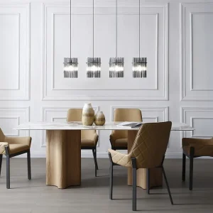 Lustre industrial 4 abajures vidro fumado preto C110 x A140 cm DIVO | 12V | 100W