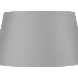 Sensor de Movimento Abajur TOSEL ALINA tecido globo bege D35 x H48 cm