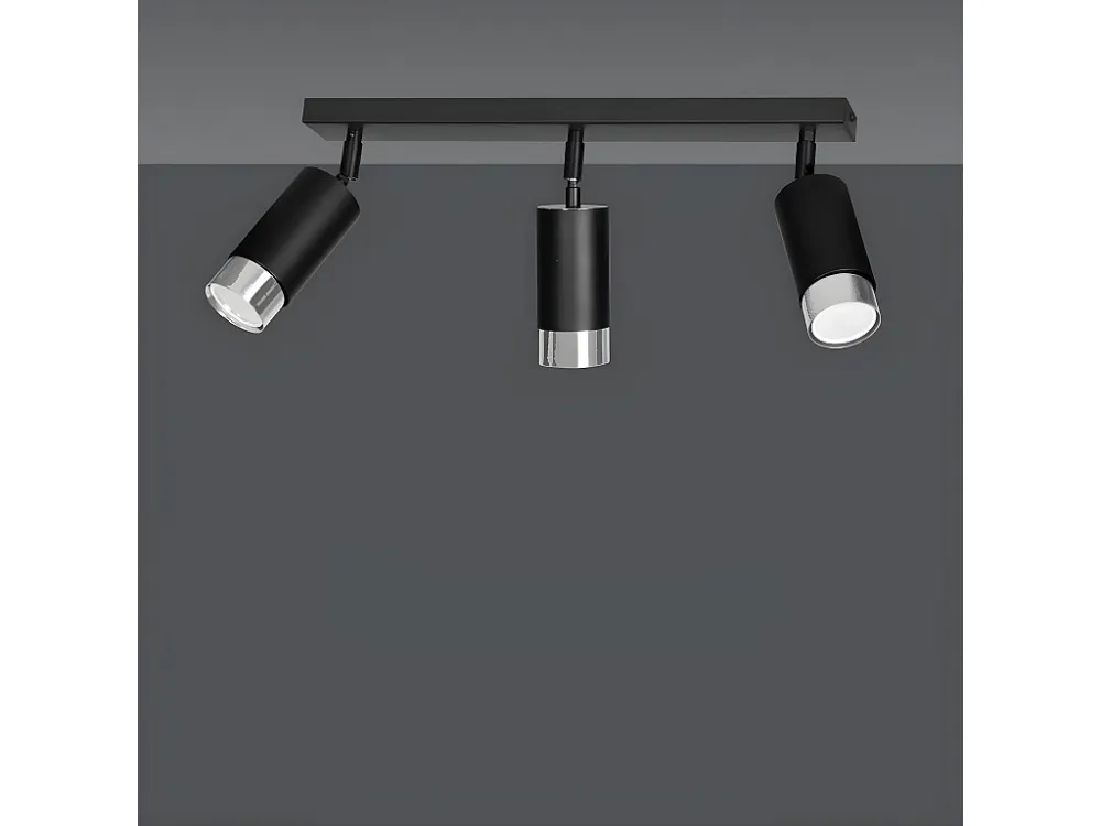 Soquete Adaptador Candeeiro de Teto Hiro, Preto, 45x19x6 cm, EPIKASA