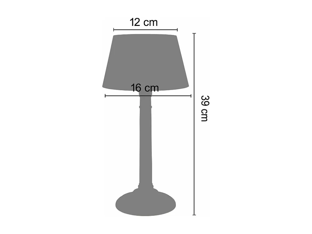 Suporte para Pendente Abajur TOSEL BOULE BOIS tecido globo bege D18 x H30 cm