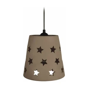 Suspensão TOSEL OVAR metálico globo branqueado D30 x H85 cm