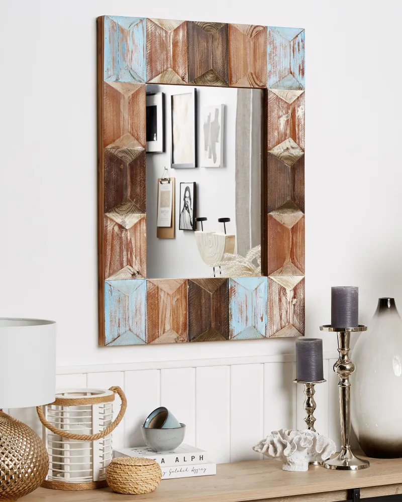 Dimmer Rotativo Wall Mirror HIZOTE Wood Dark Wood