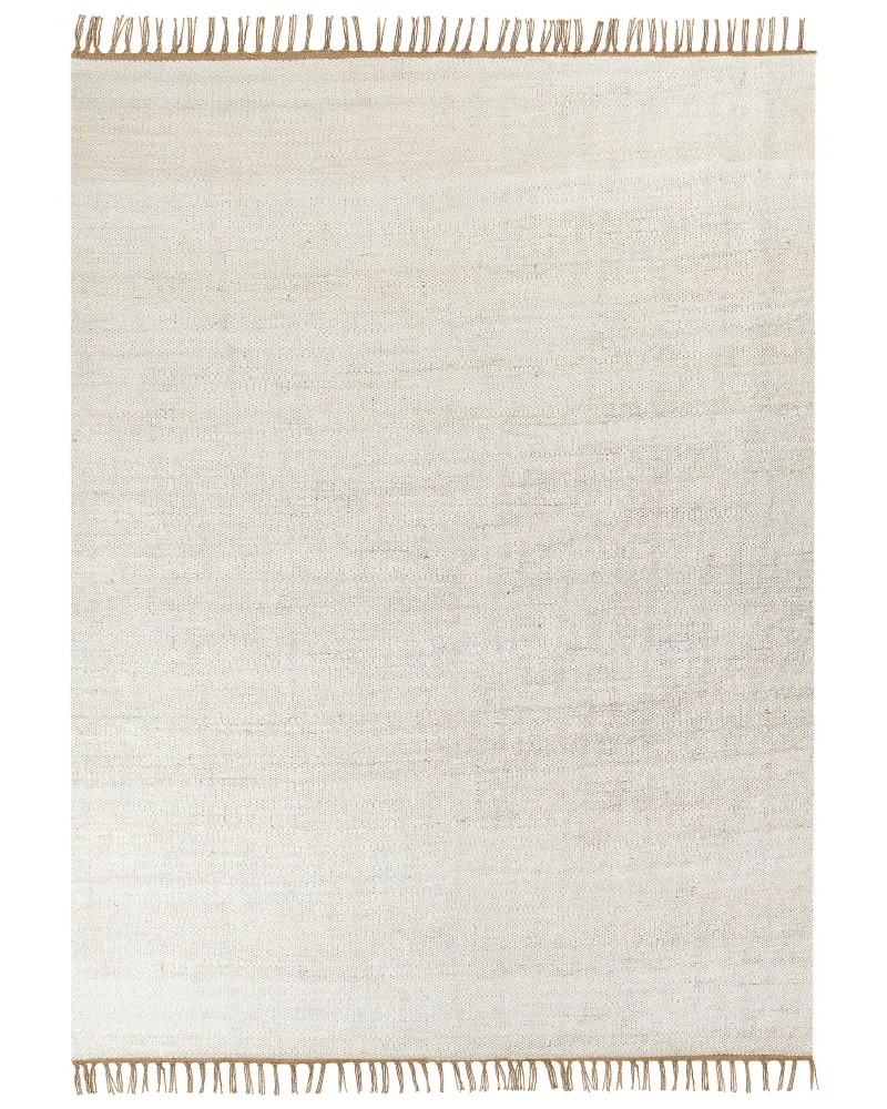 Jute Area Rug 160 x 230 cm Light Cor creme LUNIA