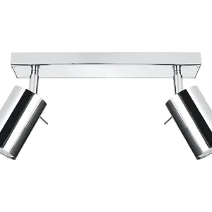 Luminárias de teto inovador de ço - 2 lichtbronnen - L.30 x H.16 cm - cromada | 12V | 100W