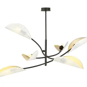 Profissional de Alta Performance Candeeiro de Teto Lotus, Branco, 102x51x102 cm, EPIKASA