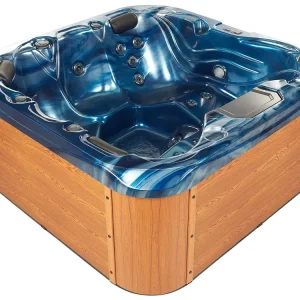 Square Quente Tub LED Blue LASTARRIA