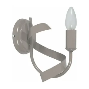 Suporte para Pendente Aplique TOSEL MONACO lâmpada decorativa braço taupe D20 x H13 cm
