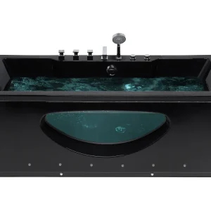 Whirlpool Bath LED 1800 x 800 mm Carvão HAWES