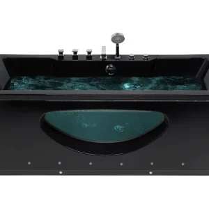 Whirlpool Bath LED 1800 x 800 mm Carvão HAWES