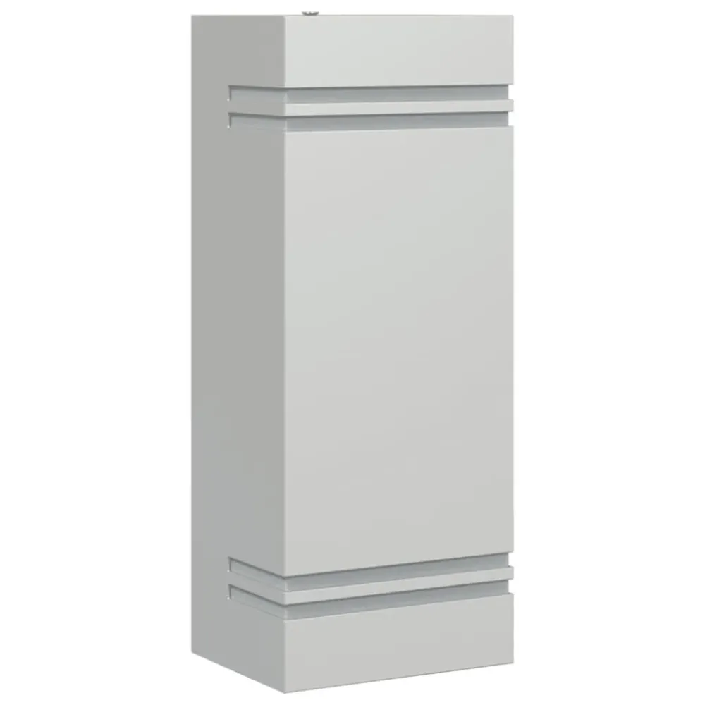 Candeeiro de parede para exterior ço inoxidável prateado vidaXL