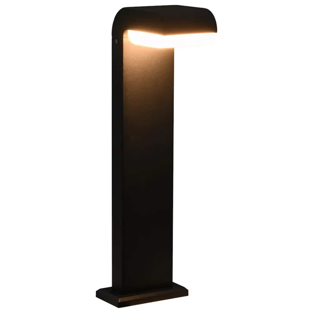 Candeeiros LED de exterior 9 W preto oval vidaXL
