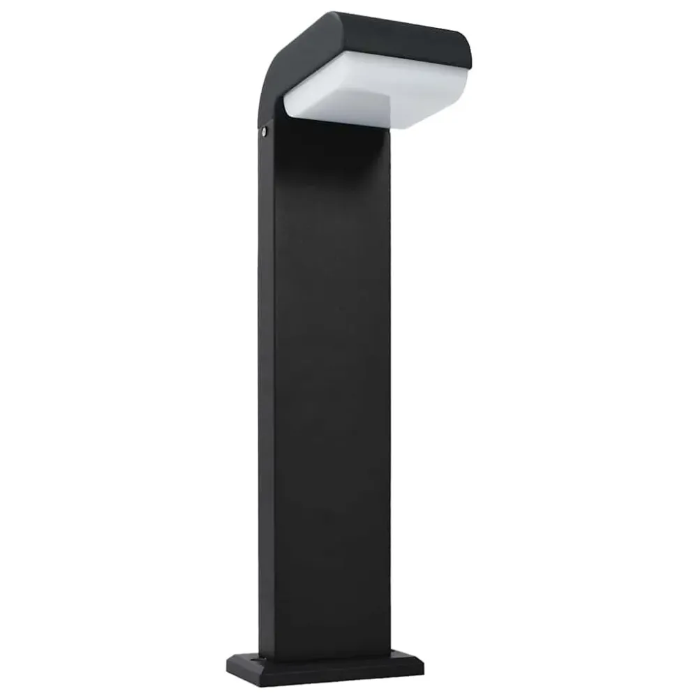Candeeiros LED de exterior 9 W preto oval vidaXL