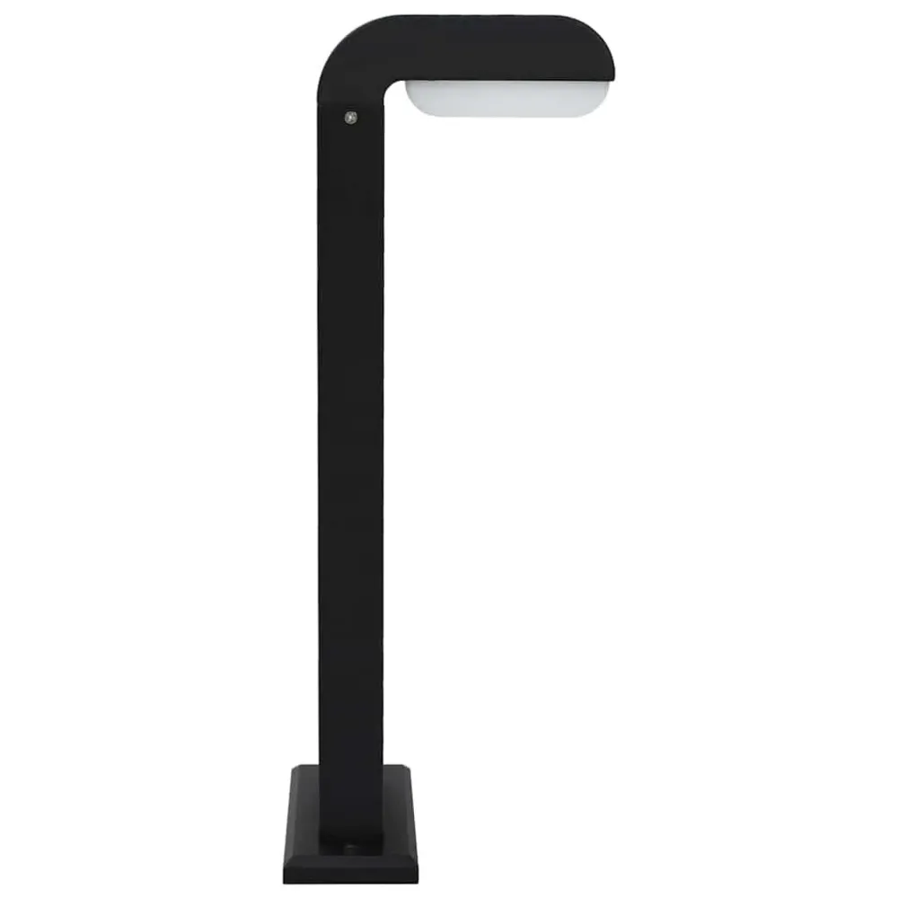 Candeeiros LED de exterior 9 W preto oval vidaXL