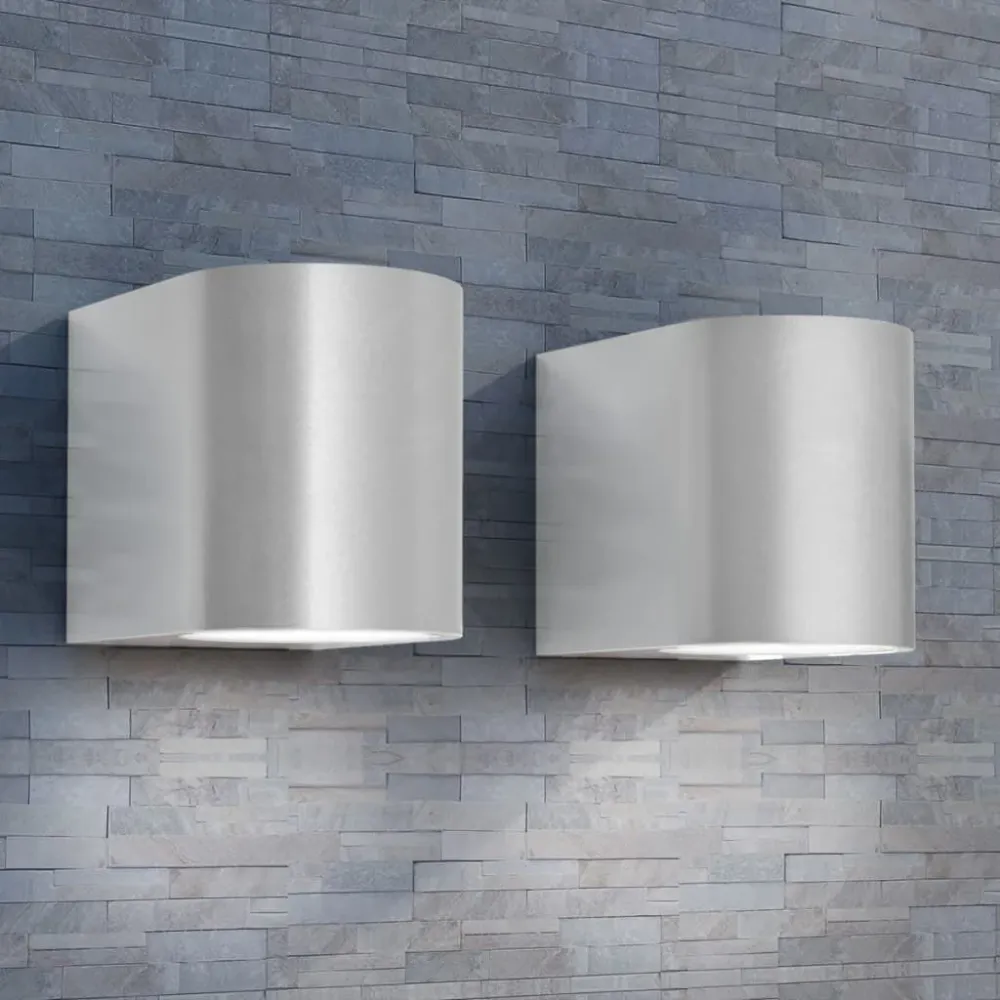 Luzes de parede exterior 2 pcs vidaXL